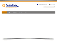 Tablet Screenshot of performax.biz